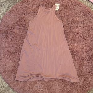 Cute and flowy pink sundress.